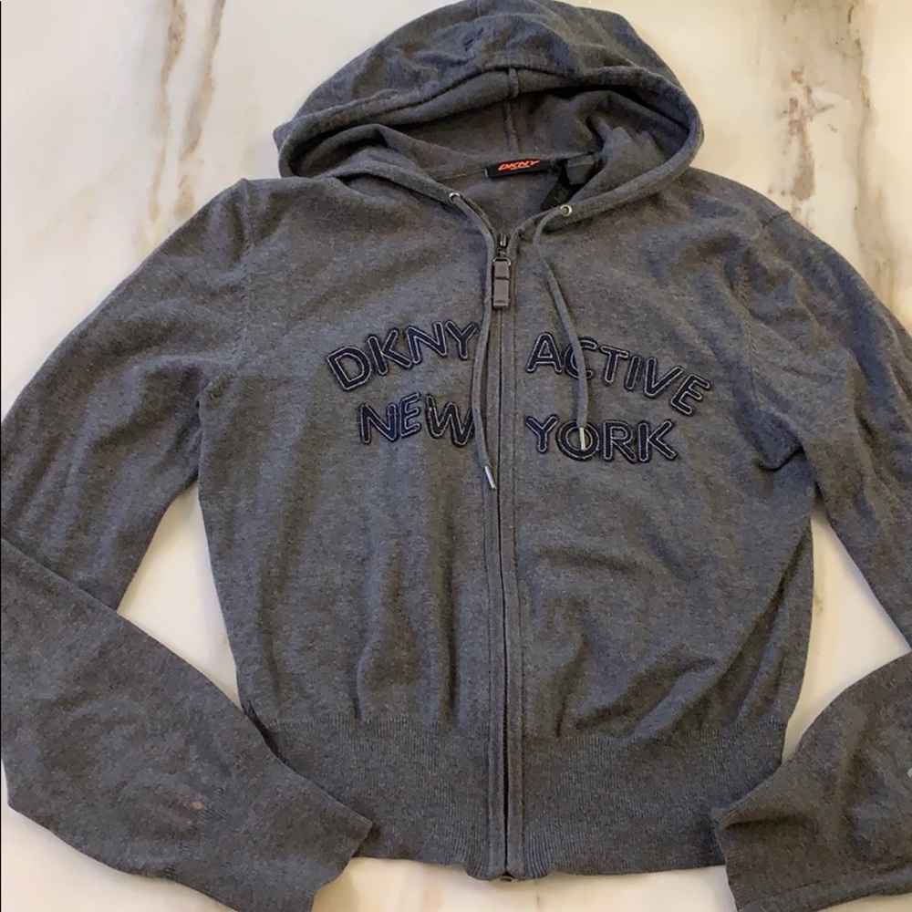 DKNY zip up hoody